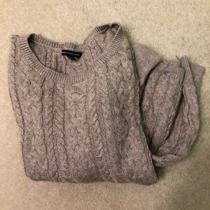American Eagle tan sweater